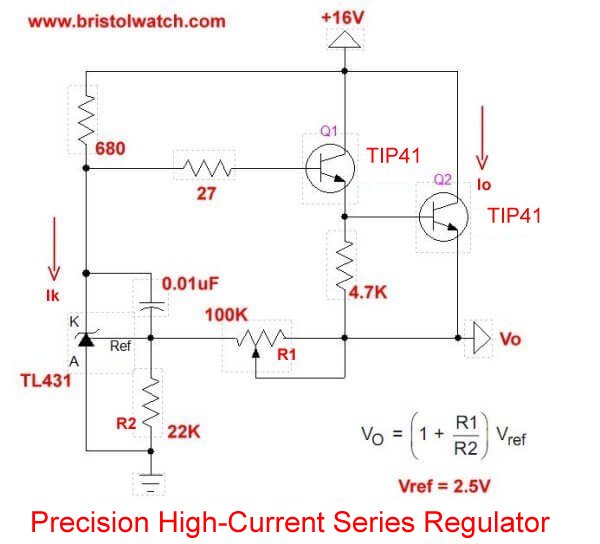 Tl431 Precision Current Regulator Circuits