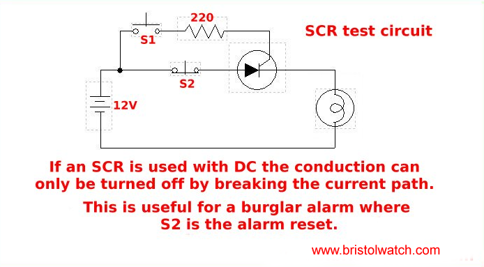 scr test circuit