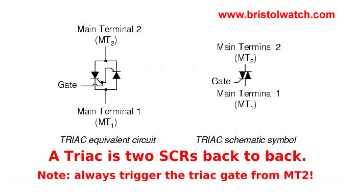 triacs as back-to-back scrs
