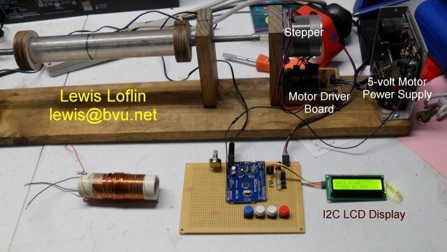 Arduino Stepper Motor Coil Winder