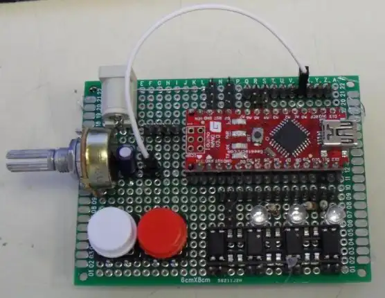 Arduino motor test circuit.