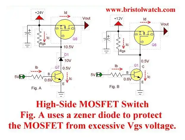 P-channel Power MOSFET Switch