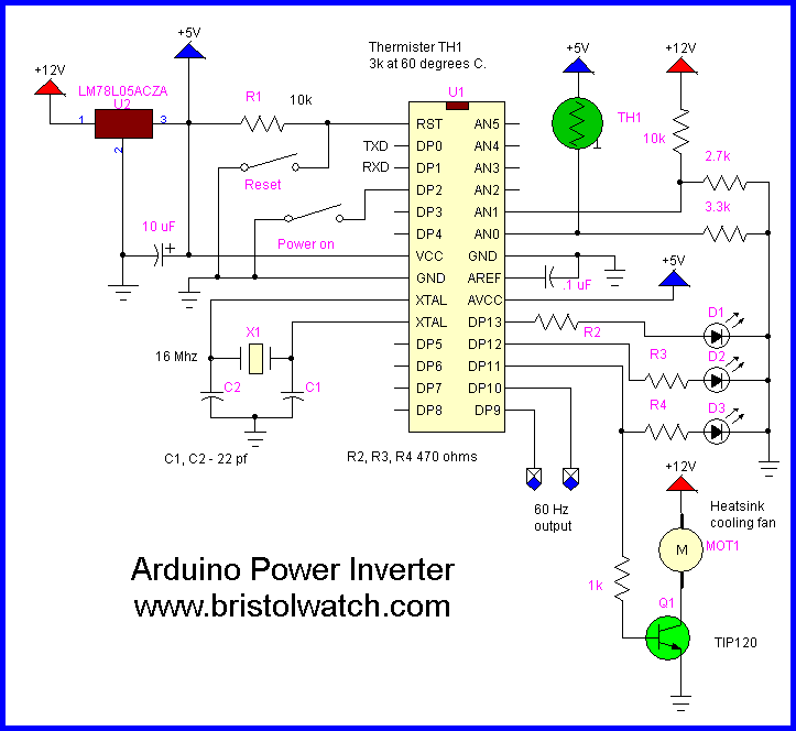 Arduino Power Dc To Ac Inverter