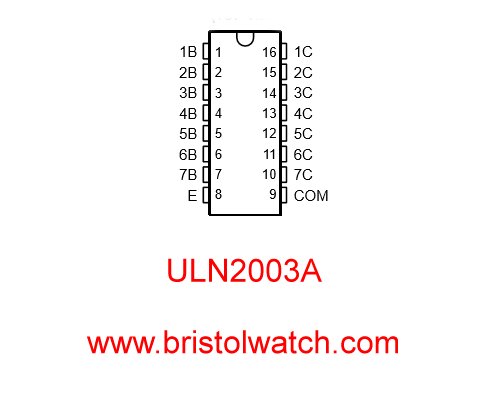 ULN2003A DIP package.