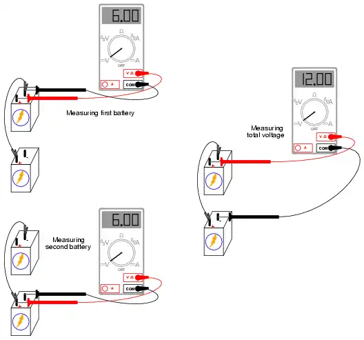 batteries in series/parallel