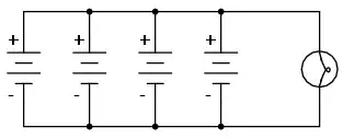 batteries in series/parallel