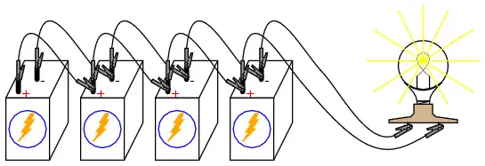 batteries in series/parallel