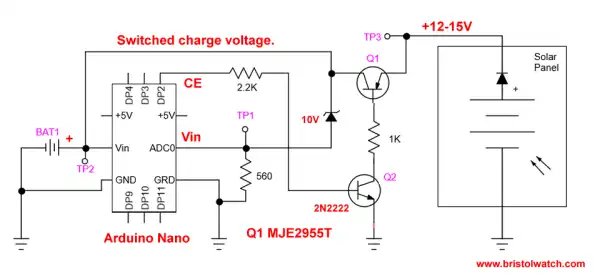 Arduino battery charge controller.