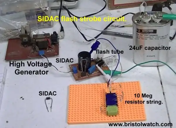 SIDAC test circuit.