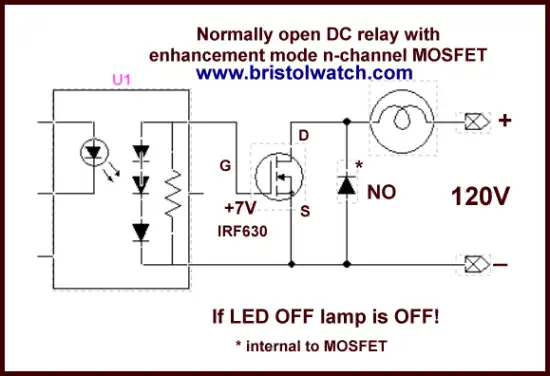 Checking diode with ohm meter.