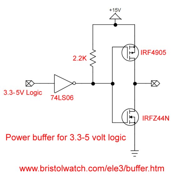 Tri State Mosfet Driver Circuit