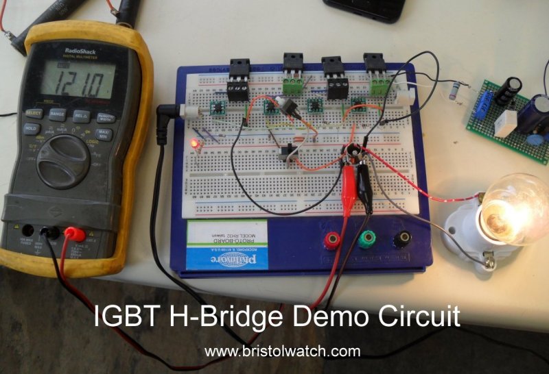 120 volt IGBT based H-bridge.