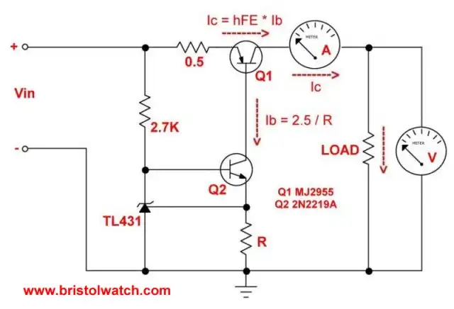 TL431 based sink-current regulator driving high current constant current source.