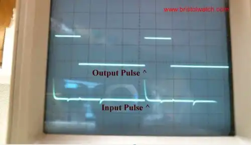 CD4047 Monostable Mode Multivibrator Waveform.