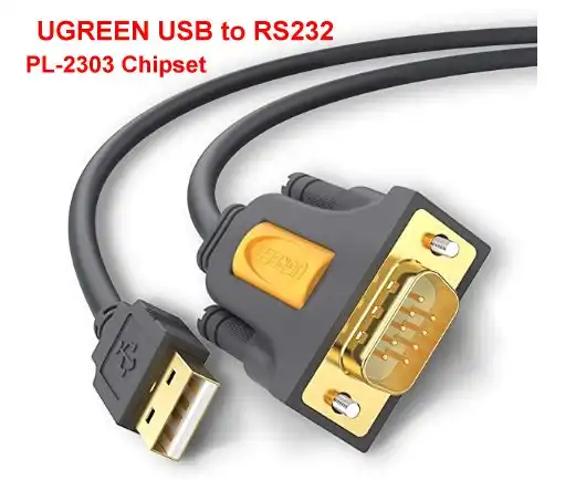 UGREEN USB to RS232 adaptor.