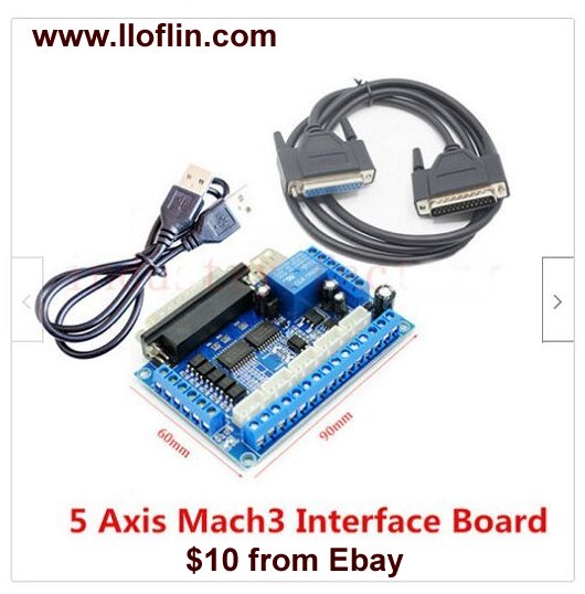 $10 5-axis Mack3 Interface board from Ebay.